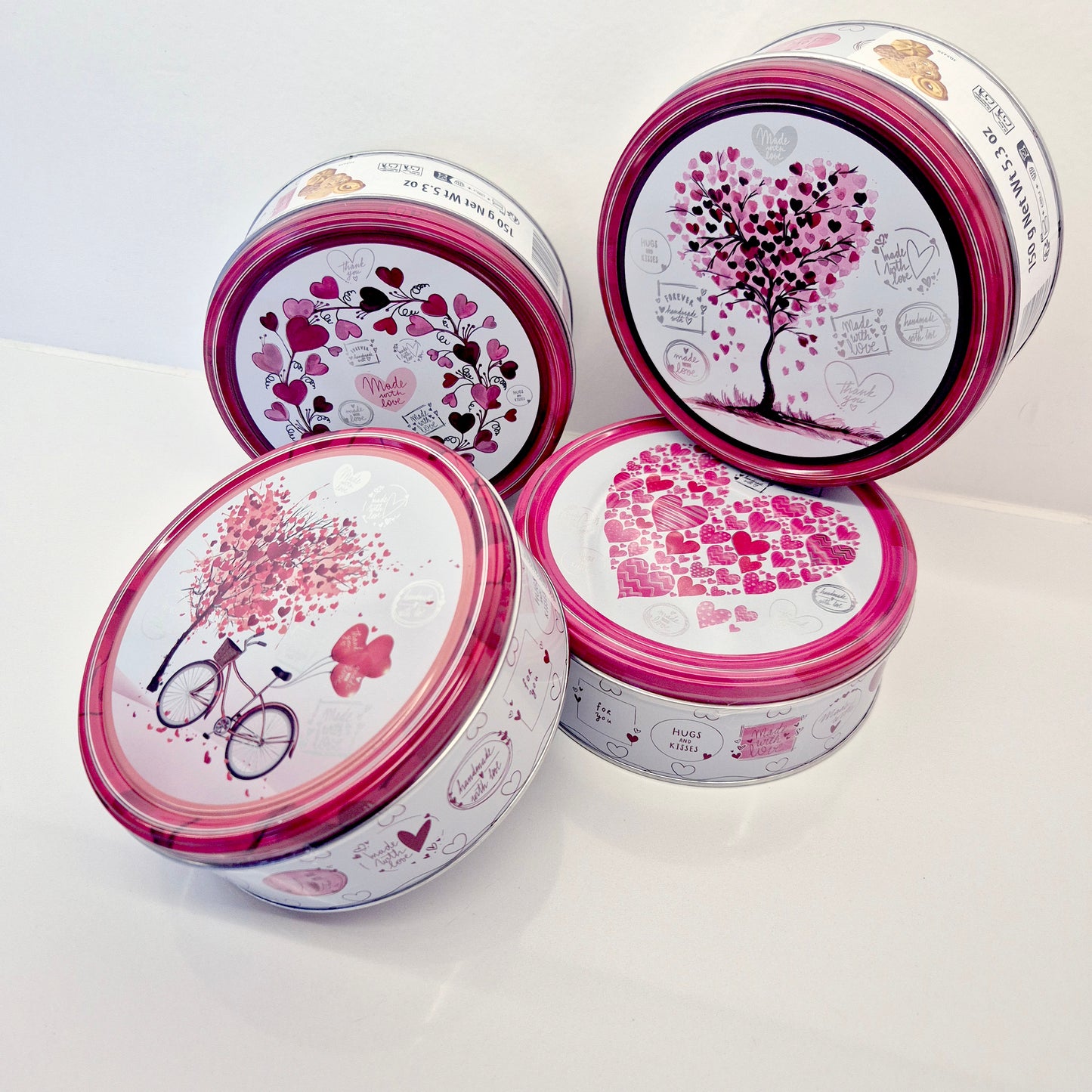 Vintage blik gevuld met lekkere deense koekjes (Love)