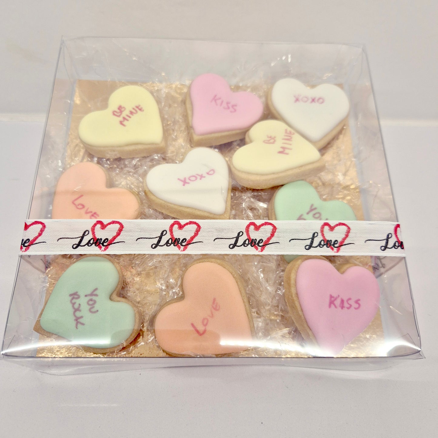 Klassevol cellodoosje - gevuld met koekjes