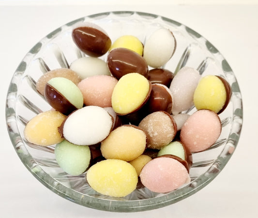 Fondant suikereitjes met melkchocolade