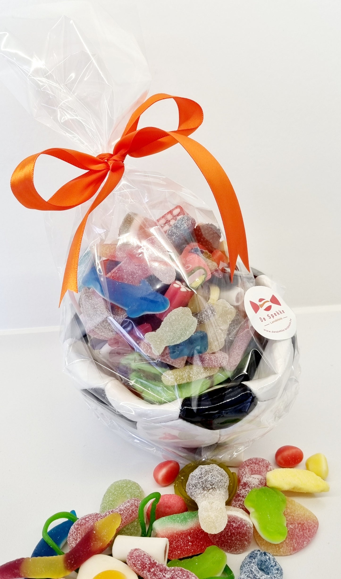 Voetbal opgevuld met snoep - 500gr