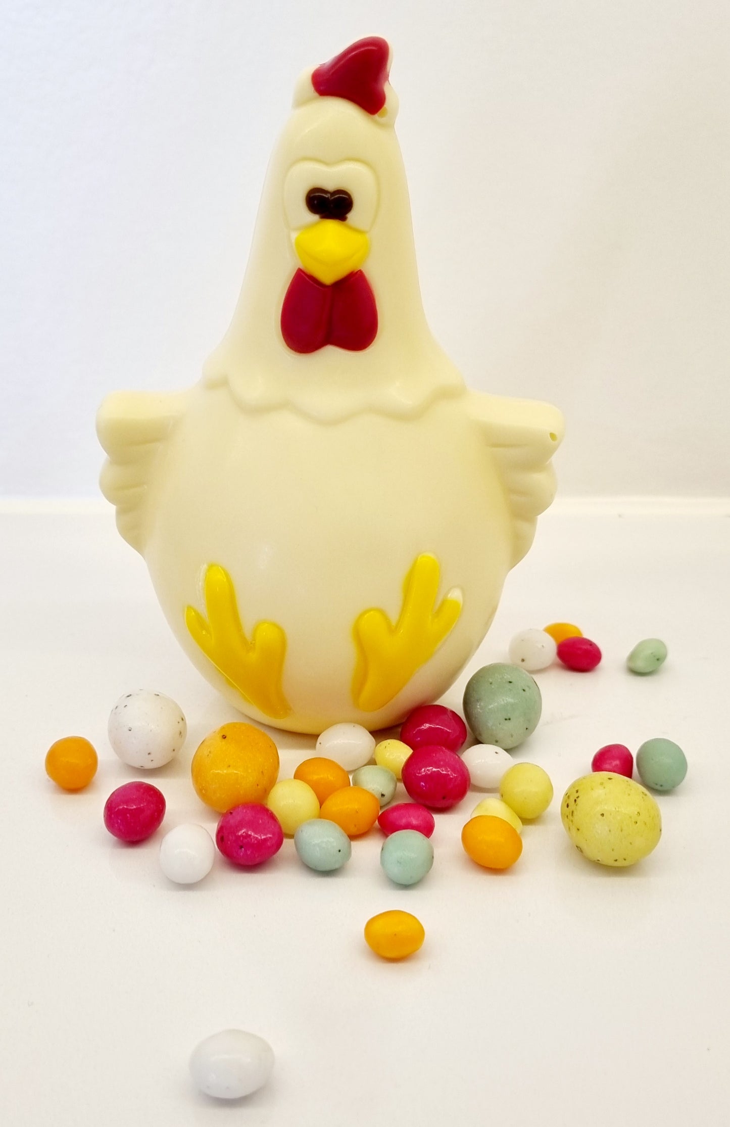 Gekke kip - chocolade figuur