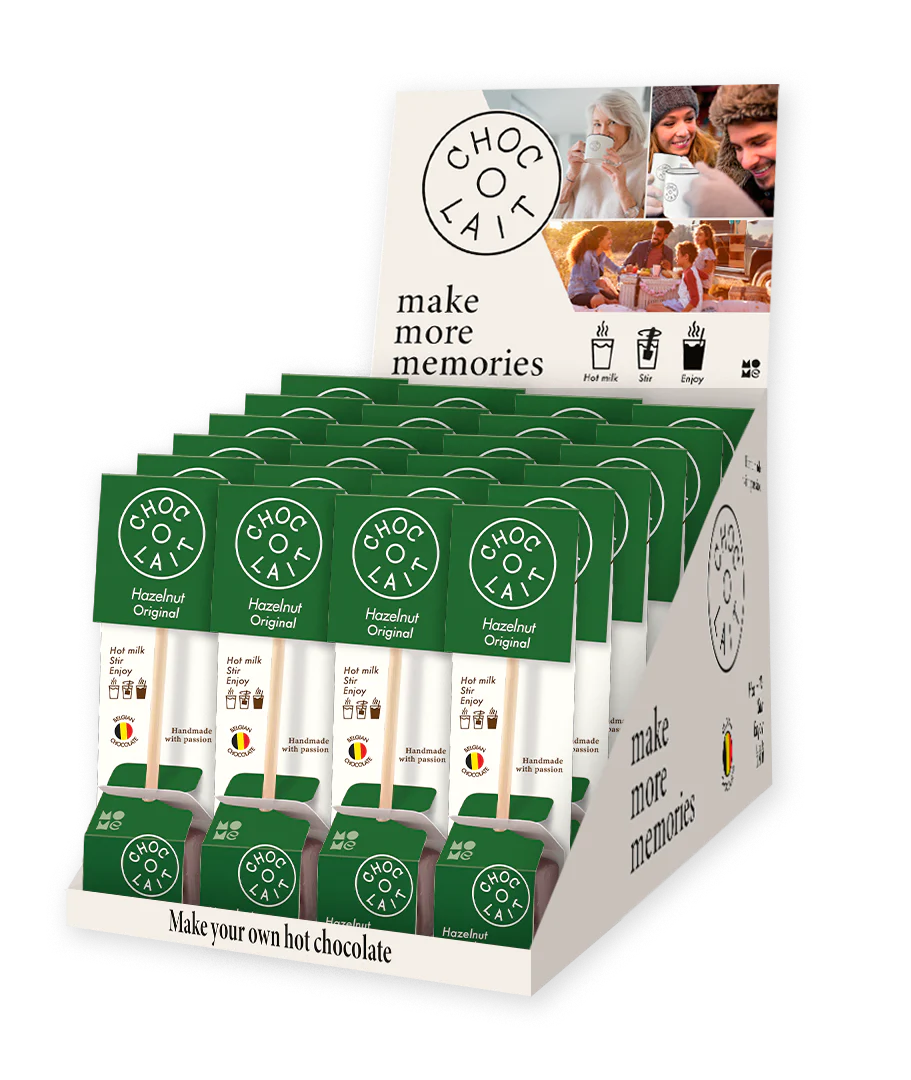 Choc-o-Lait Melk chocolade met hazelnoot ganache - chocoladestick