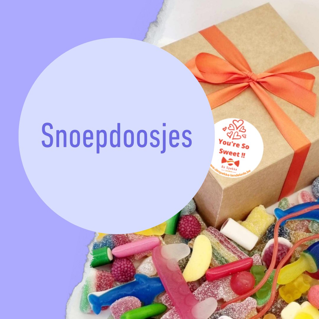 Snoepdoosjes versturen