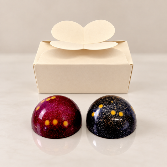 Doosje met 2 luxe pralines