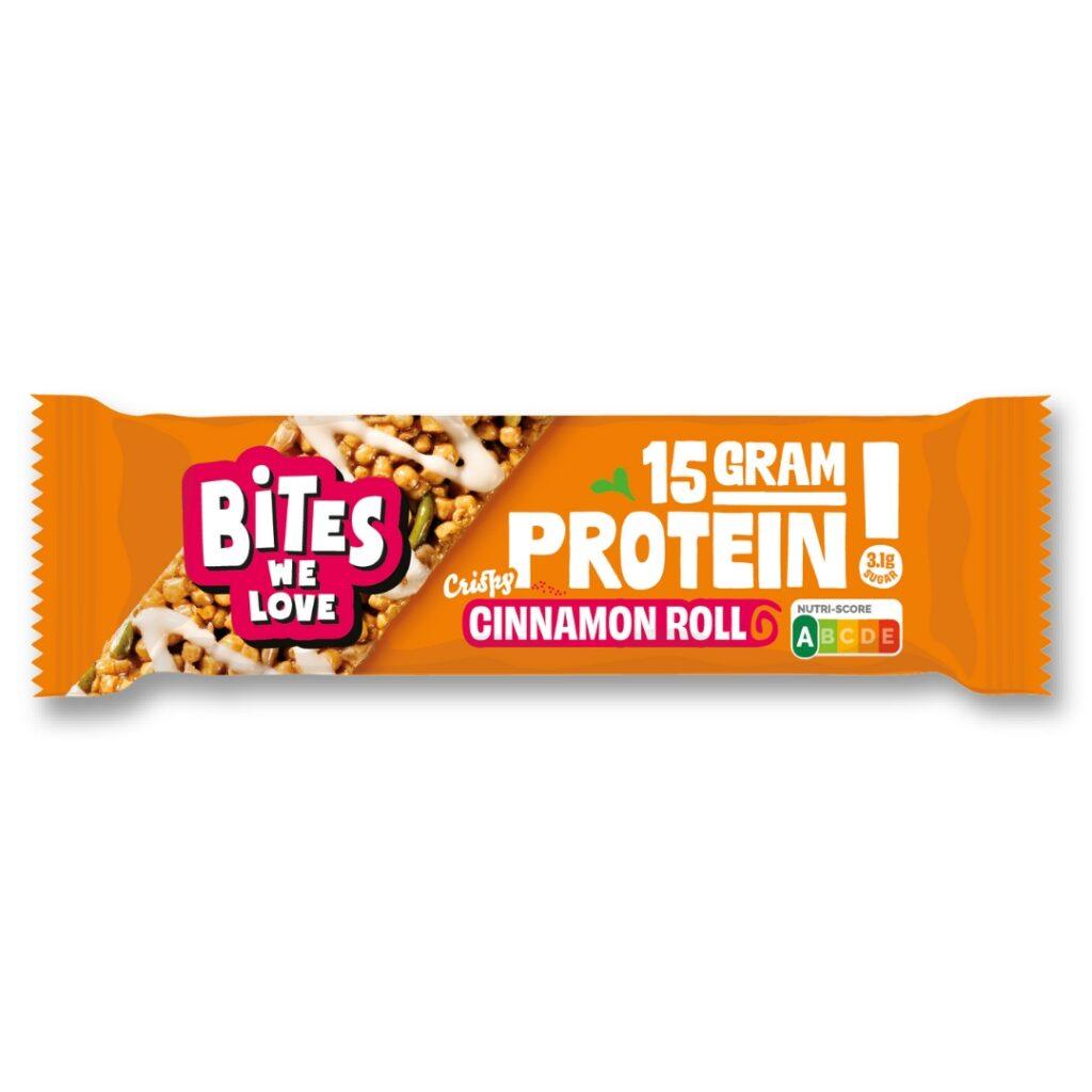 Crispy Protein Cinnamon Roll bar