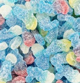 Haribo smurfen zuur snoep