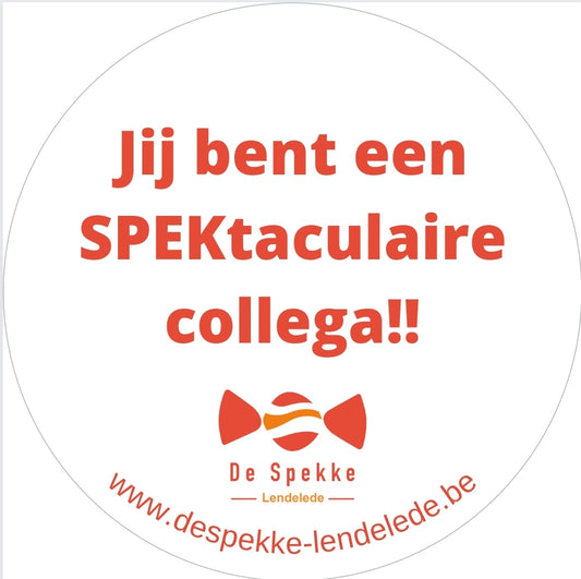 Snoepdoos : Jij bent een SPEKtaculaire collega!!